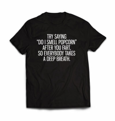 Smell Popcorn Tshirt
