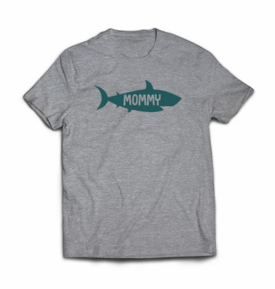 mommy--shark-family-tshirt